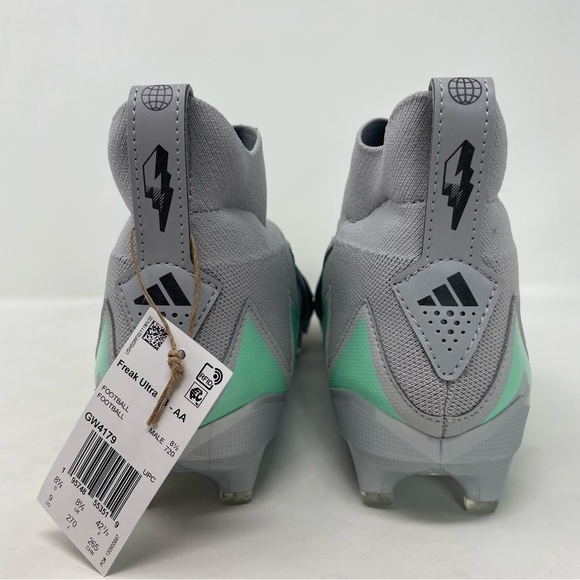 New Adidas Grey Freak Ultra 23 Football GW4179 Grey Boost Primeknit Cleat Size 9 - Picture 4 of 8